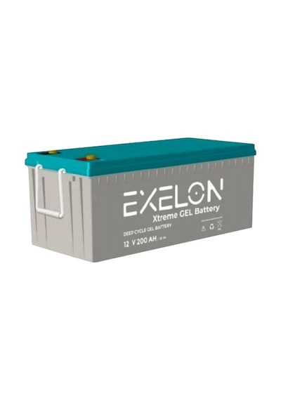 Exelon 12 Volt 200 Amper Jel Akü Derin Döngü Deep Cycle