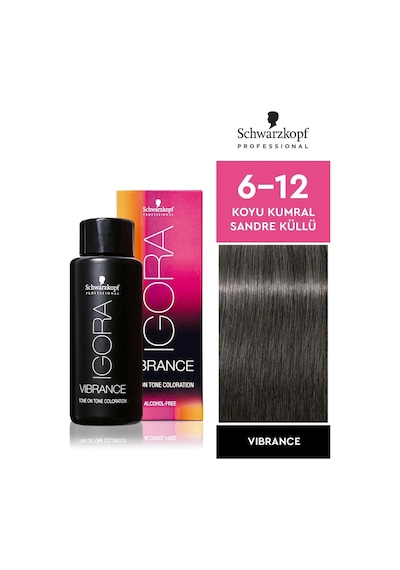 Schwarzkopf Igora Vibrance 6-12 Koyu Kumral Sandre Küllü Saç Boyası 60 Ml