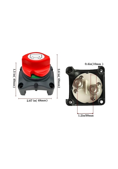 AKÜ KESİCİ ŞALTERİ 275A 2P 12-48V ON-OFF 275 AMPER