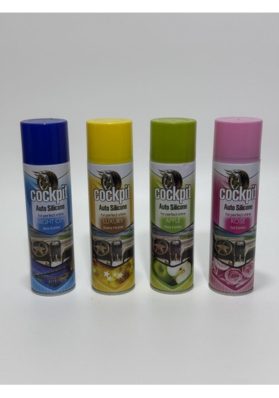 Cockpit Parfümlü Oto Göğüslük Torpido Parlatıcı 220ml 48 Adet 1 Koli