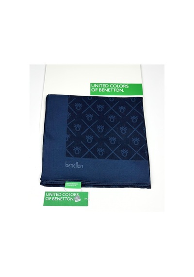 Benetton Elegante Uno Şal 1026 Lacivert