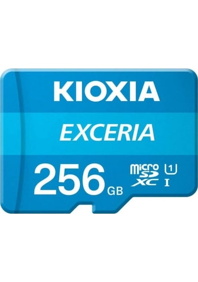 KIOXIA MicroSD 256GB EXCERIA Class10 Hafıza   artı