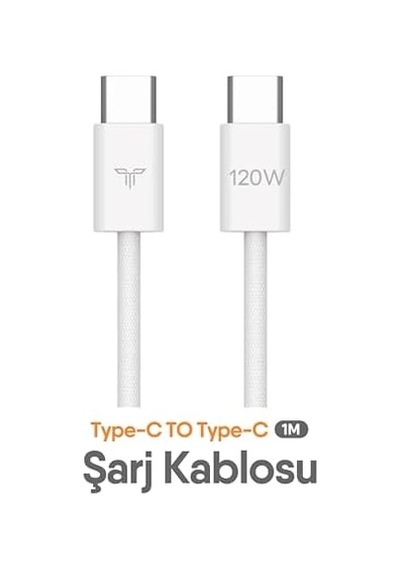 Ultra Hızlı Pd Type-c Şarj Kablosu - Hasır Örgülü Kırılmıaz