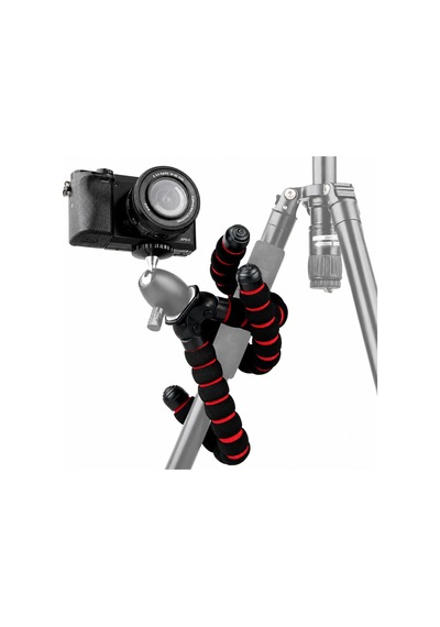 Esnek Tripod, Ahtapot Tripod 25cm, 4kg Kapasiteli, Siyah, Akıllı Telefonlar İçin Uyumlu 9M938ATDiğer