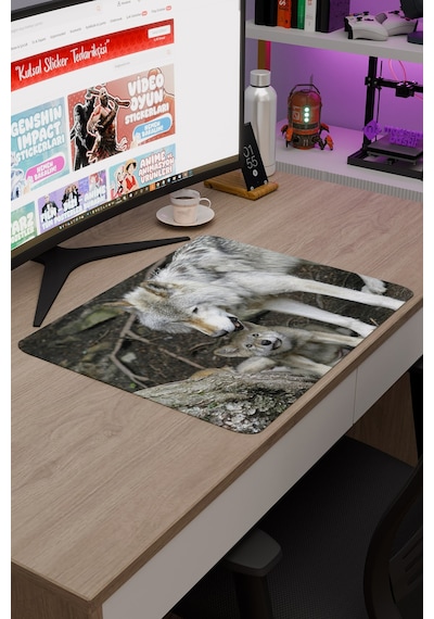 Bozkurt Kaymaz Dikişli Kauçuk Oyuncu Mousepad V3 - 48x40 Xl Gaming Mouse Pad Fare Altlığı