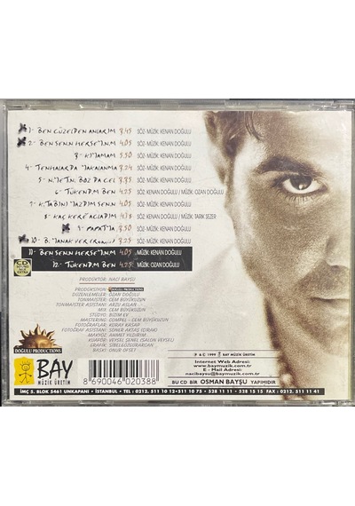 Müzik Cd Sidir - Plak Değildir Cd Kenan Doğulu Ben Senin Herşey