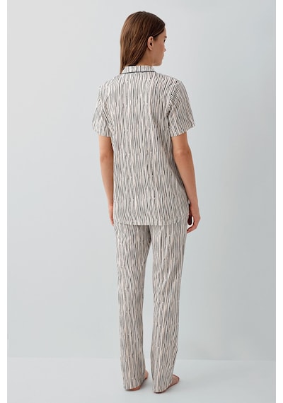Pierre Cardin Kadın Krem Gömlek Pijama Takım Pc9190-s-v1 Krem