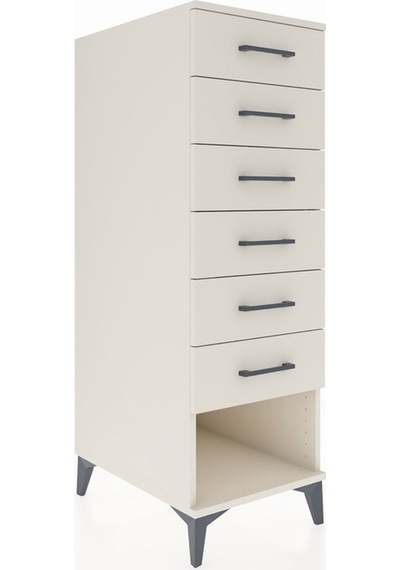 Kronos Dolap 6 Çekmeceli 44x59x134 Aytaşı-aytaşı Aytaşı