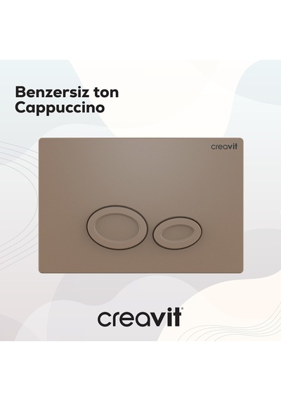 Creavit Drop Cappucino Kumanda Paneli GP2002.06 Kahverengi