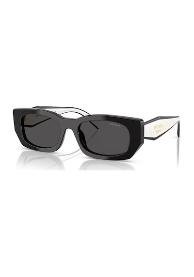 Prada Pr B05s 09q08z 53 Kadın Geometrik Siyah Kemik Güneş Gözlüğü Siyah