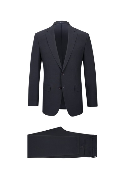 Hatemoğlu Lacivert Slim Fit Mono Yaka Casual Takım Elbise