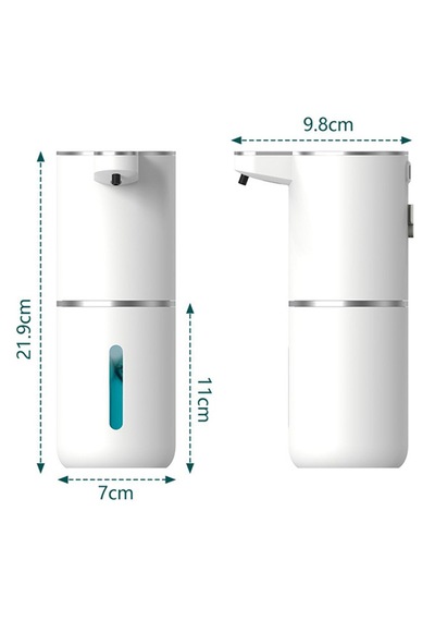 Greentech Sensörlü Usb Şarjlı Köpük Sabunluk / Gt-sd03 Beyaz