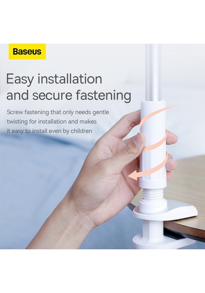Baseus Unlimited, Masaüstü Katlanabilir Klipli Cep Telefonu Tutuc Siyah