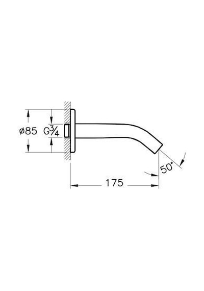 Artema Nest Trendy Çıkış Ucu A42228 Krom