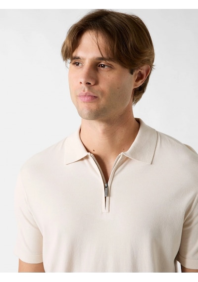 Guess Kadir Teknik Kısa Kollu Polo Yakalı Erkek Krem Triko M6rr15z4442-g1ı6 Krem
