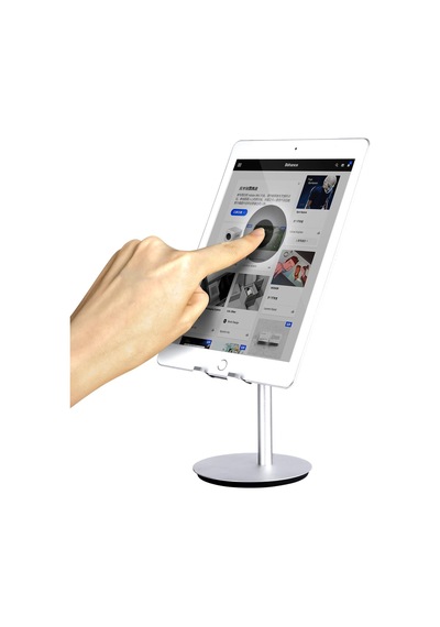 Bix Saiji S1 Plus Masaüstü Ayarlanabilir Tablet Telefon Tutucu Gümüş