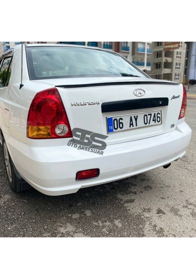 Hyundai Accent Admira Milenyum Bagaj Üstü Spoiler Piano Black Bagaj Üstü Spoyler