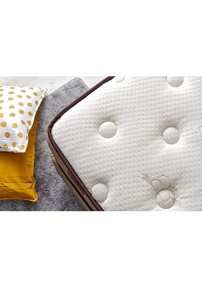 Nironyatak Organic Cotton Yatak 200X200 Çift Kişilik Doğal Pamuk Kumaşlı Eks