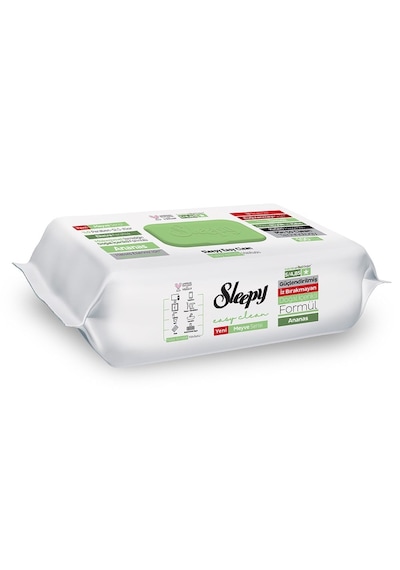Şeylişeyler - Sleepy Ananas Yüzey Temizlik Havlusu 100 Yaprak 3 Paket beyaz