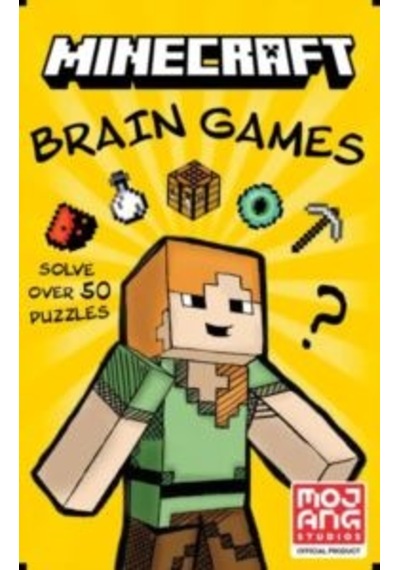 Minecraft Brain Games Paperback Harper Collins Uk Ciltli