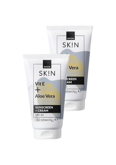 Avon Skin Güneş Koruyucu + Krem SPF30 2 x 50 ML