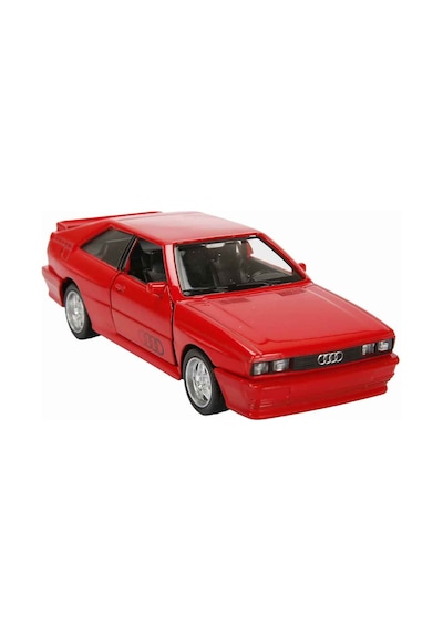 1:32 Rmz City Alman Klasikleri Serisi Die Cast Çek Bırak Model Araba - Kırmızı Audi Quattro