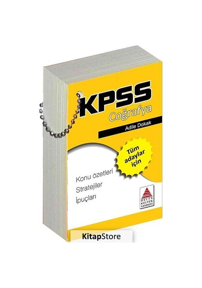 Kpss Coğrafya Strateji Kartları / Adile Dokak