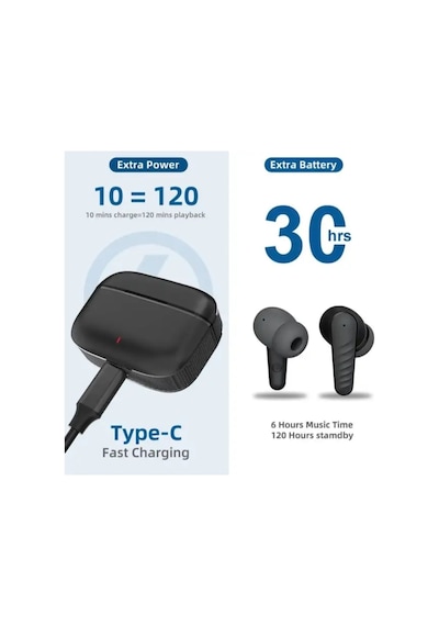 Yemleme Botu Tws Hifi Stereo Kulaklık Enc Kulakiçi Audionic Kulakiçi Tws Bluetooth 5.3 Tws Gamer Kulaklık