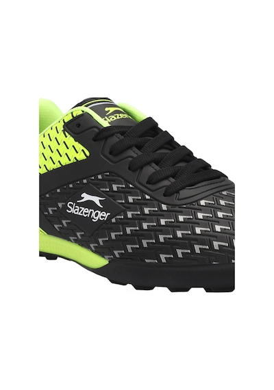 Slazenger CYCLE I Erkek Halı Saha Siyah / Yeşil Futbol Ayakkabısı