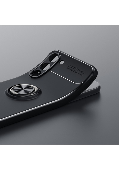 Galaxy S23 Plus Uyumlu Zore Ravel Silikon Kılıf-siyah Siyah