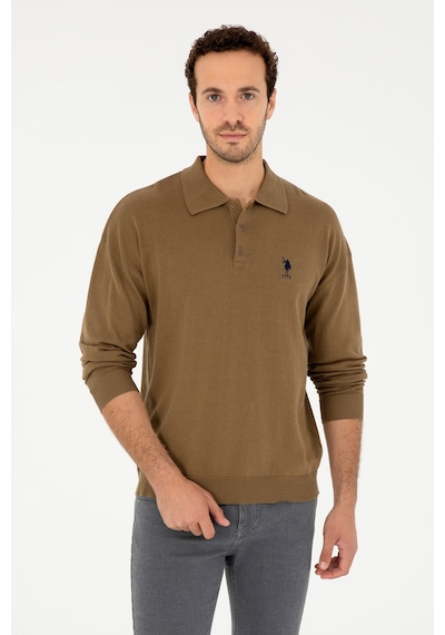 U.s. Polo Assn. Erkek Haki Kazak /triko 50293506-vr027 Haki