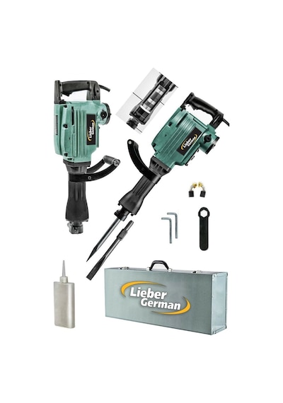 Lieber Germany Lg025 2000w 16 Kg Profesyonel 65 Mm Büyük Tip Kırıcı Delici Keski Ve Murç Hediyeli