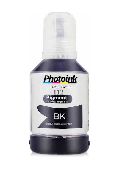 Epson 110 Ecotank Uyumlu Photoink Pigment Siyah Mürekkep Bk1018.01.018.000077m1100 Inktec