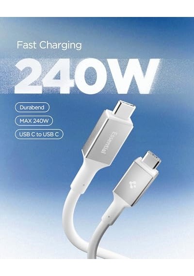 Usb-c To Usb-c 1.2 Metre Kablo 240w Güç/pps 2.0 Super Hızlı Şarj / 40gbps E-marker Çip Data / 8k Görüntü Akta Diğer
