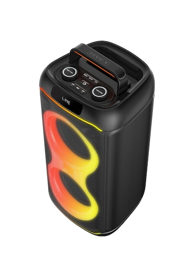 Gd-2608 Dijital Led Göstergeli Fm Radyolu Mikrofonlu Rgb Tws Çift 6.5 İnç Stereo Bass Kablosuz Karaoke Hoparlör