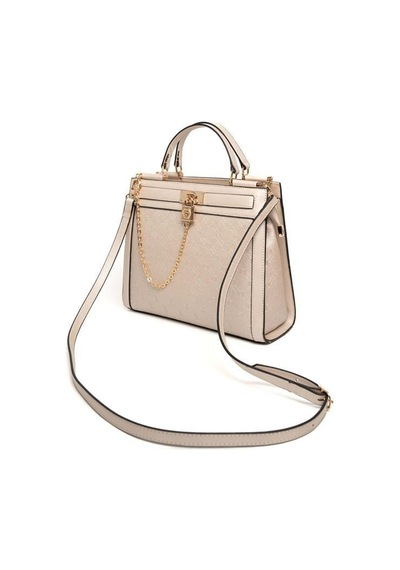 Silver Polo Sp1166 Kadın El Çantası Logolu Bej-s.bej