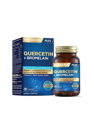 Nutraxin Quercetin + Bromelain 30 Tablet 4'li Paket