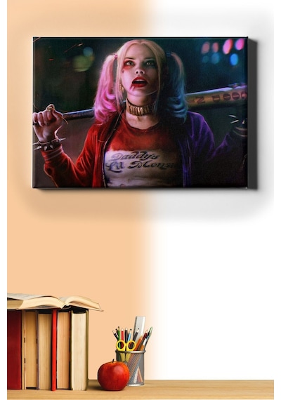 Webstyle Sayılarla Boyama Seti Kasnaklı Harley Quınn 3 50 X 65 Cm