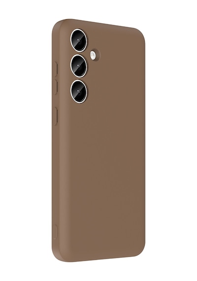 Samsung Galaxy Uyumlu S24 Fe Kılıf Kamera Korumalı Kartlık Hazneli Kapak Vitra Gri