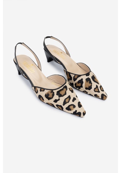 Valmenti Kadın Leopar Topuklu Ayakkabı 594 6034 Bn Ayk Y25 Leopar Leopar Çok Renkli
