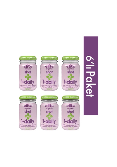6'lı Shot 1-daily Baharat Ve Vitamin Mixli Meyveli İçecek 60 Ml