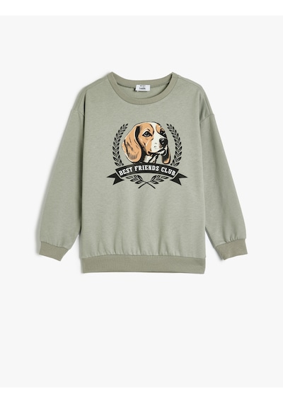 Koton Oversize Sweatshirt Köpek Baskılı Bisiklet Yaka Uzun Kollu Pamuklu Gri 5wkb10482tk Gri Koton Oversize Sweatshirt Köpek Baskılı Bisiklet Yaka Uzun Kollu Pamuklu Gri 5wkb10482tk Gri