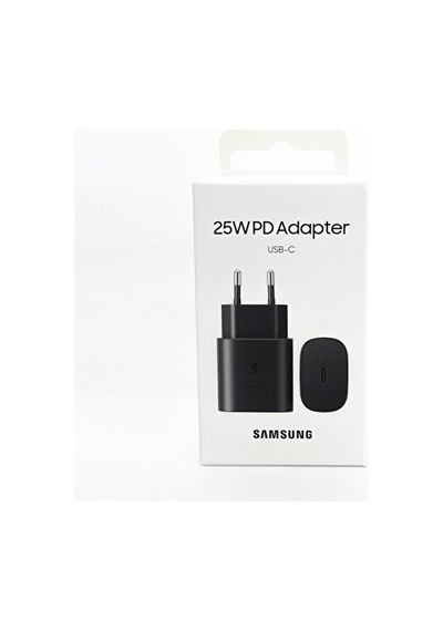 Samsung Galaxy Uyumlu S20 Fe 5g Type-c Fast Şarj Adaptörü 25w Siyah