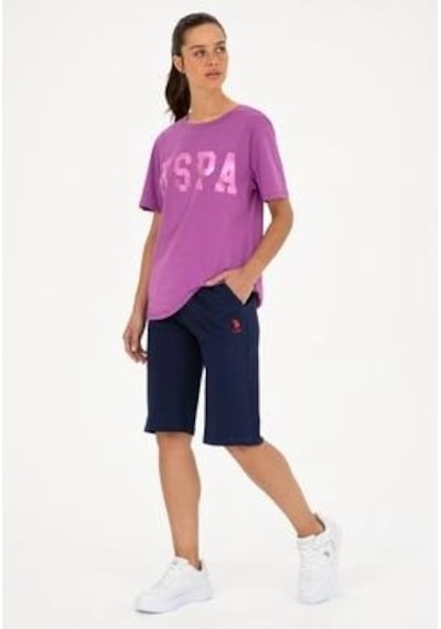 Us Polo Assn. U.s.polo Kadın Lacivert Örme Şort Vr033lacivert