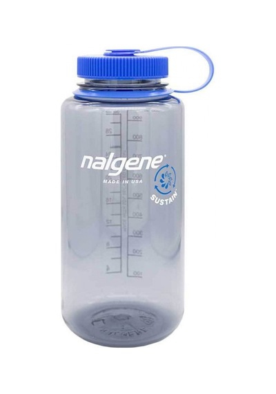 Nalgene Wide Mount Sustain Tritan 1 Litre Suluk Matara Gri