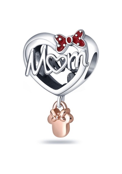 Mickey Mom Charm Gümüş Kaplama