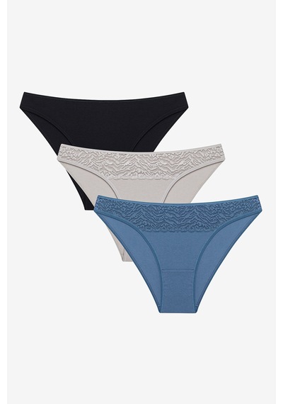 Penti Wild Flower 3lü Çok Renkli Slip Külot Çok Renkli Çok Renkli