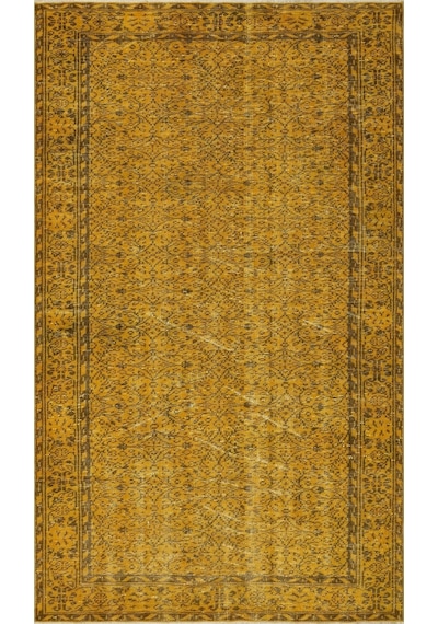 Doğal Vintage El Dokuma Ipek Pers Halısı - 152x255 Cm 9985