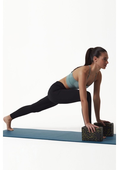 Actifoam Yoga Block Yoga Bloğu Yoga Köpüğü Yoga Blok Yoga Block S Siyah Sarı