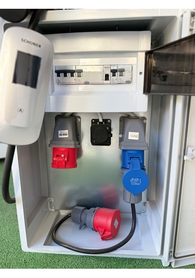 Schoner 22 Kw Akıllı Araç Şarj İstasyonu Type 2 3 Faz Ip66 Su Geçirmez